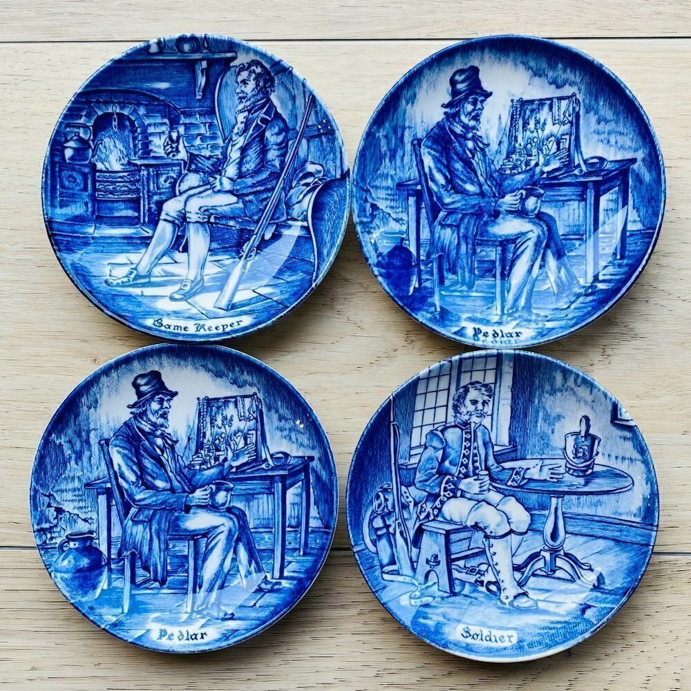 Enoch Wedgewood Vintage Set Of 4 Pin Dishes​​​​​​​​​​​​​​​​